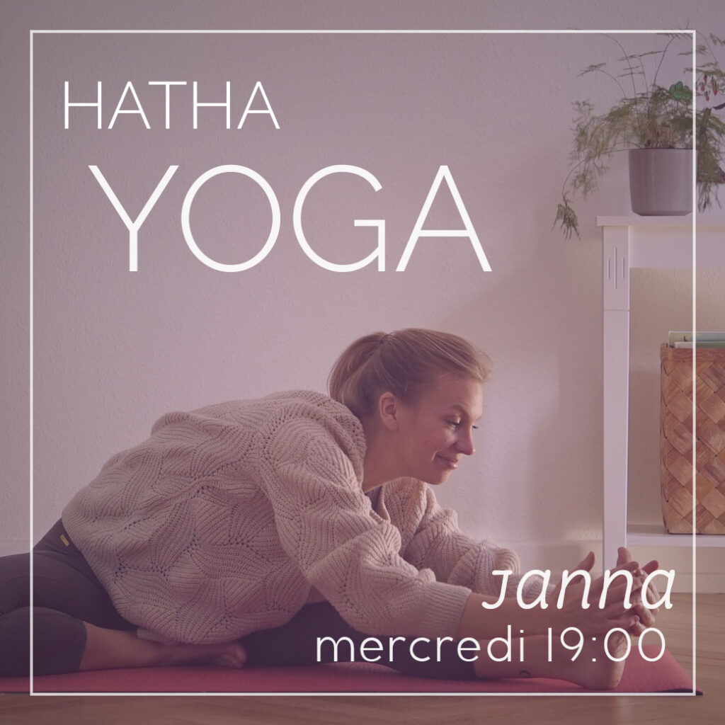 cours de hatha yoga à strasbourg avec janna le mercredi à 19h